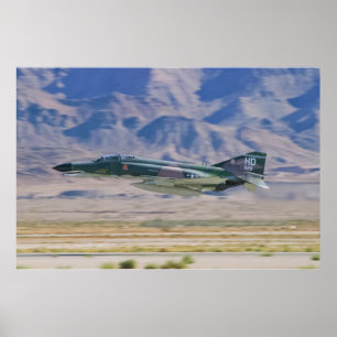 F-4 Phantom II Low Pass Poster