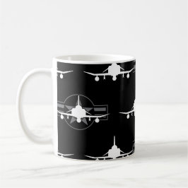 F-4 Phantom II Militärflugzeug Kaffeetasse