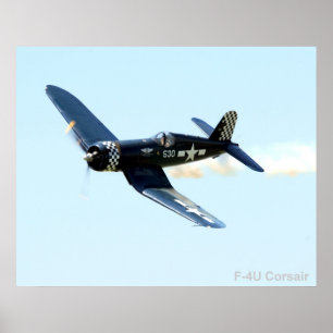 F-4U Seeräuberplakat Poster
