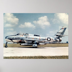 F-84F Thunderstreak Poster