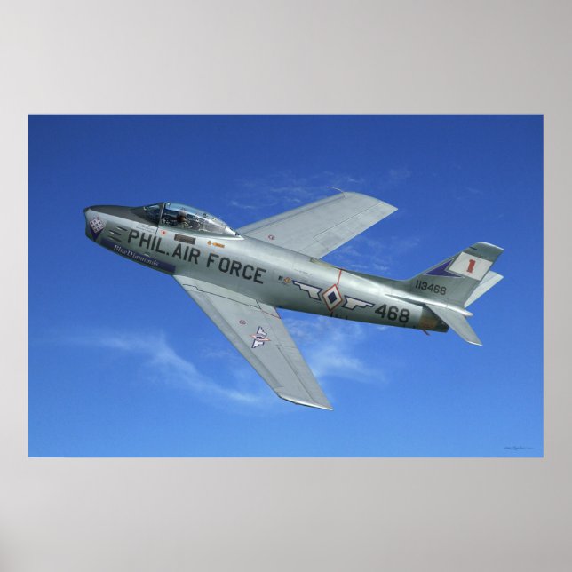 F-86 Saber Jet Poster (Vorne)