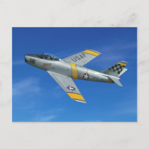 F-86F Beautious Butch Postkarte