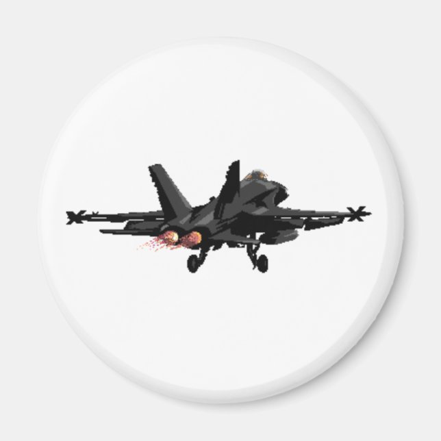 F/A-18 Hornet Fighter Jet Magnet (Vorne)