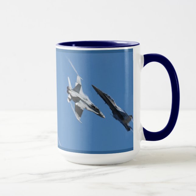 F/A-18 Jet Fighter Flugzeug Tasse (Rechts)