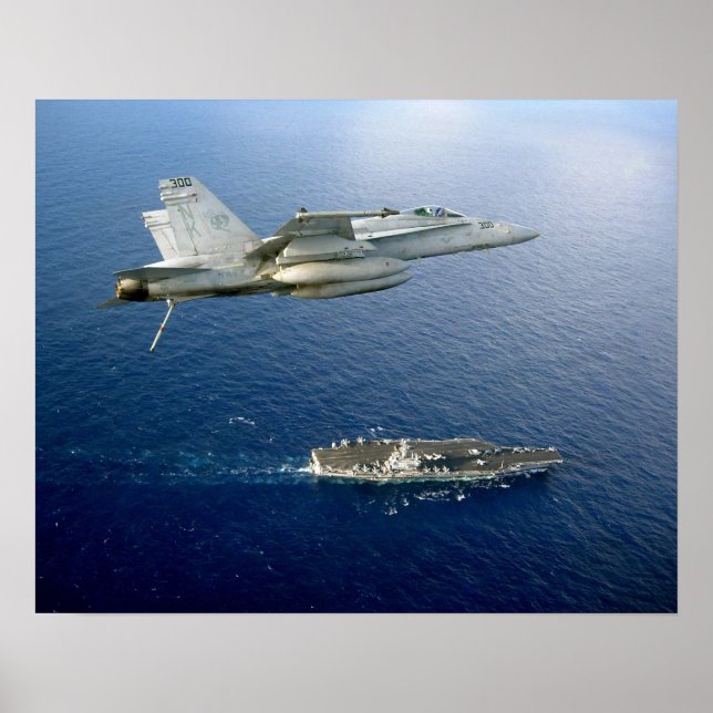 F/A-18C Hornet Poster (Vorne)