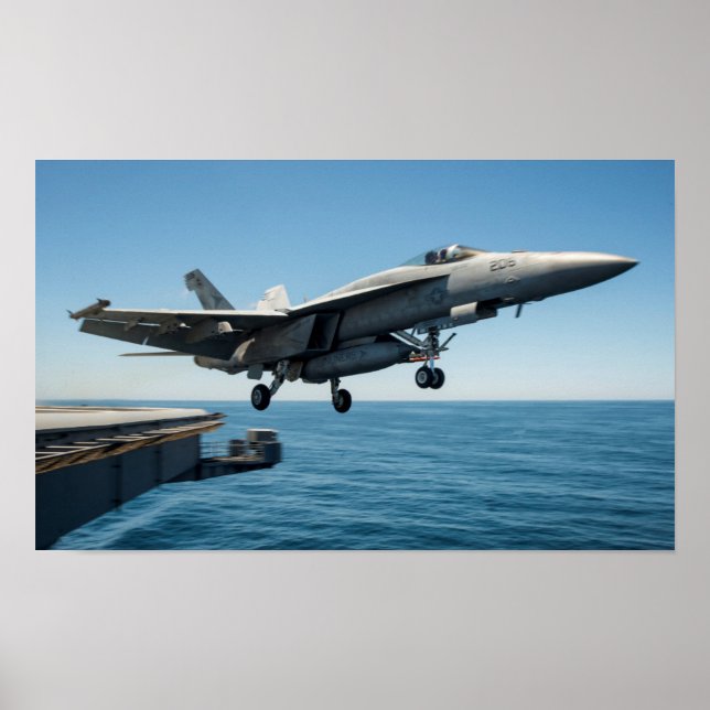 F/A-18C Hornet Poster (Vorne)