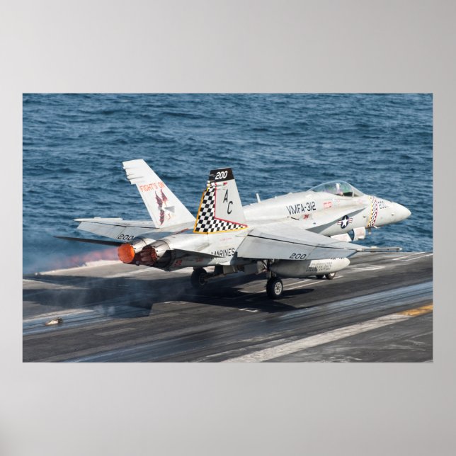 F/A-18C Hornet Poster (Vorne)
