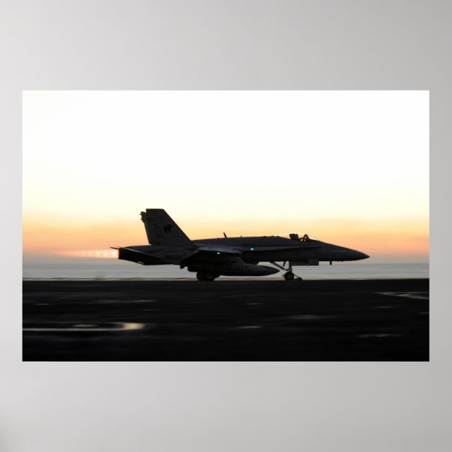 F/A-18C Hornet Poster (Vorne)