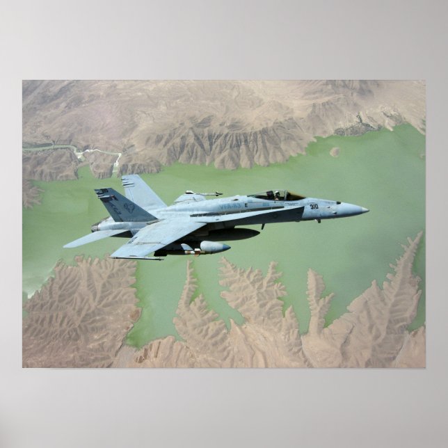 F/A-18C Hornet Poster (Vorne)