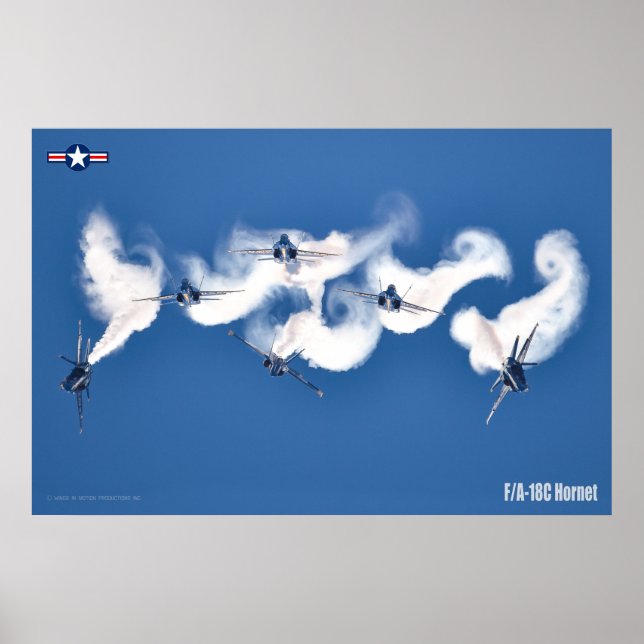 F/A-18C HORNET POSTER (Vorne)