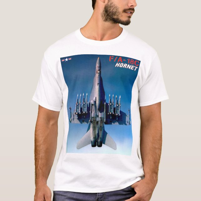 F/A-18C HORNET T-Shirt (Vorderseite)