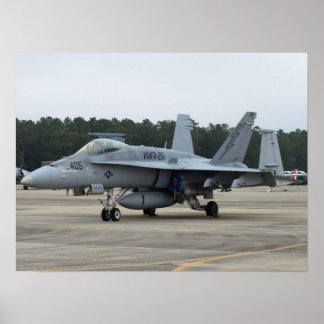F/A-18C von VMFA-251 von MCAS Beaufort, SC Poster