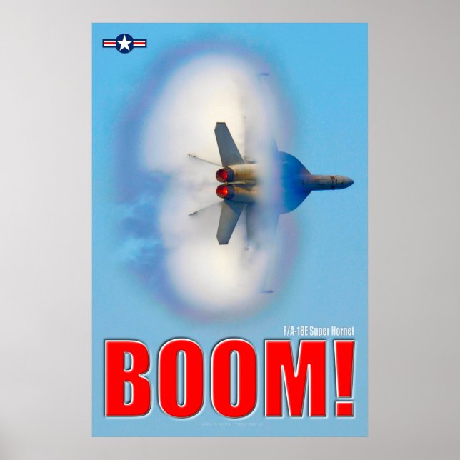 F/A-18E SUPER HORNET - BOOM! POSTER (Vorne)