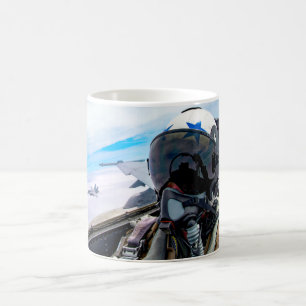 F/A-18E SUPER HORNET Fighter Pilot Tasse