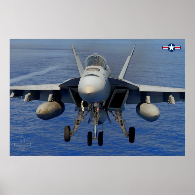 F/A-18E SUPER HORNET POSTER (Vorne)