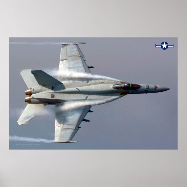 F/A-18E SUPER HORNET POSTER (Vorne)