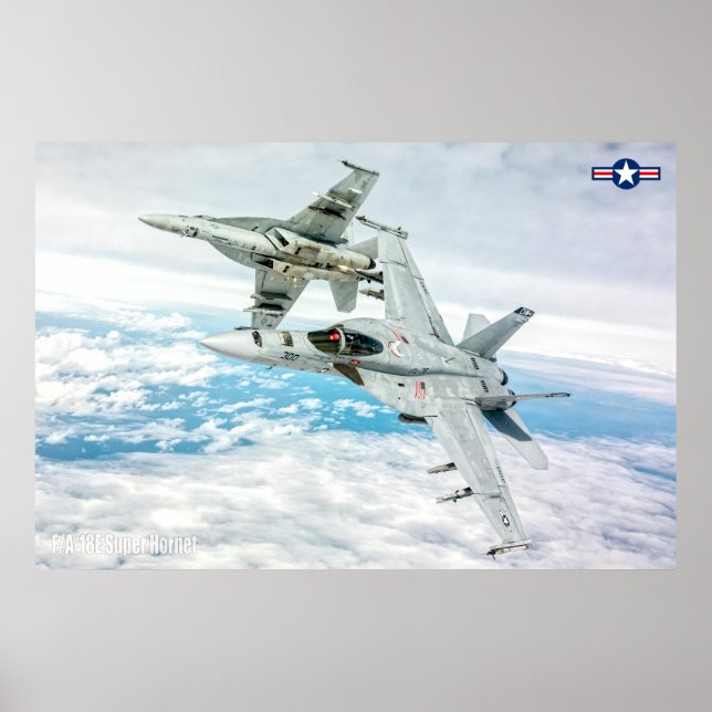 F/A-18E SUPER HORNET POSTER (Vorne)