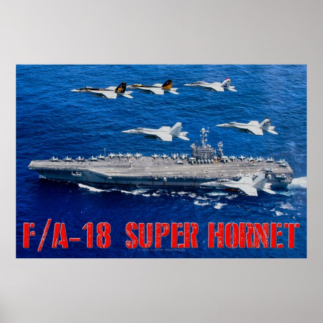 F/A-18E SUPER HORNET POSTER (Vorne)