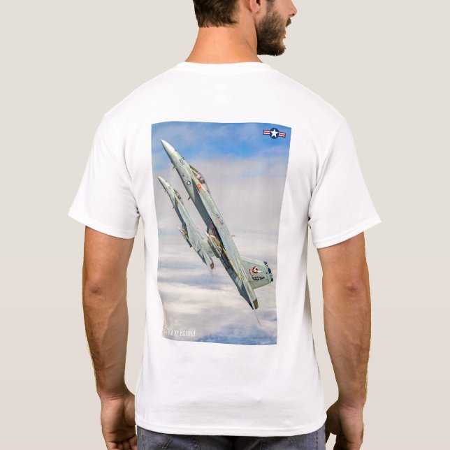 F/A-18E SUPER HORNET T-Shirt (Rückseite)