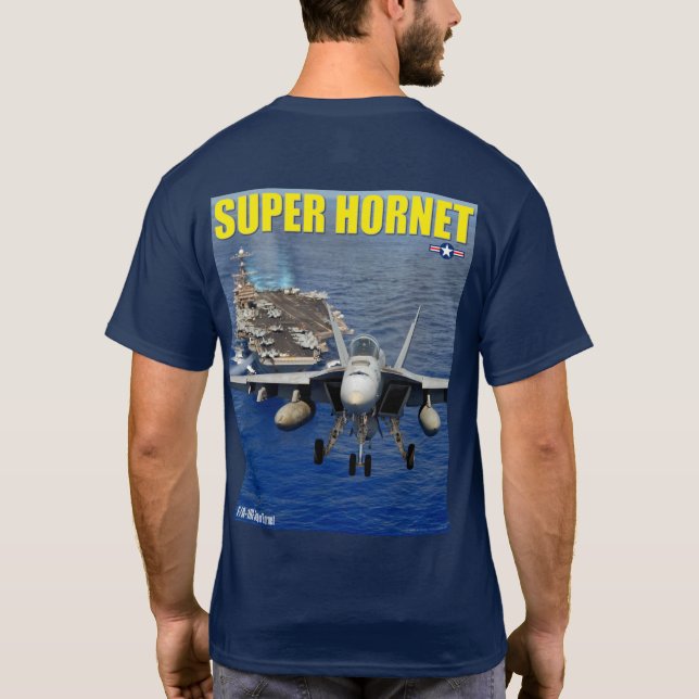 F/A-18E SUPER HORNET T-Shirt (Rückseite)