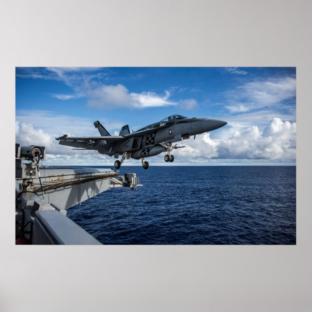 F/A-18E Superhornet Poster (Vorne)