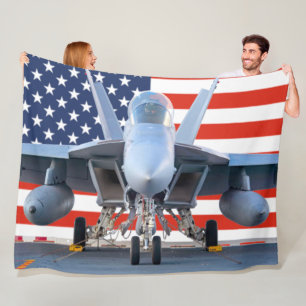F/A-18F SUPER HORNET FLEECEDECKE
