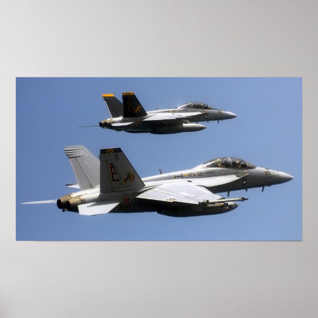 F/A-18F Super Hornet Poster (Vorne)