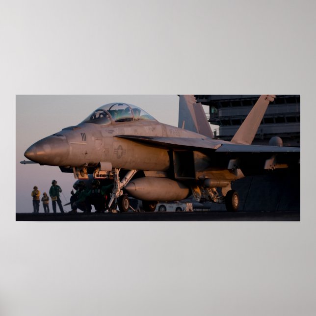 F/A-18F Super Hornet Poster (Vorne)