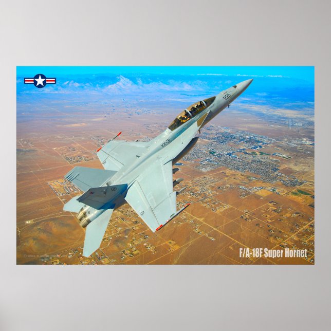 F/A-18F SUPER HORNET POSTER (Vorne)