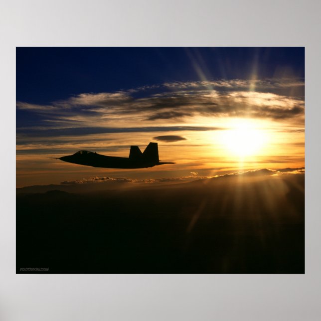 F/A-22 Raptor Poster (Vorne)