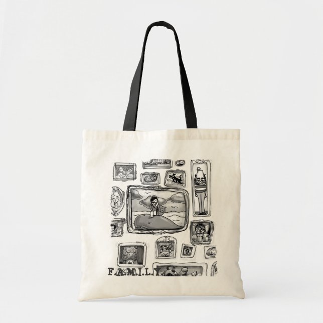 F.A.M.I.L.Y. Taschen-Tasche Tragetasche (Vorne)