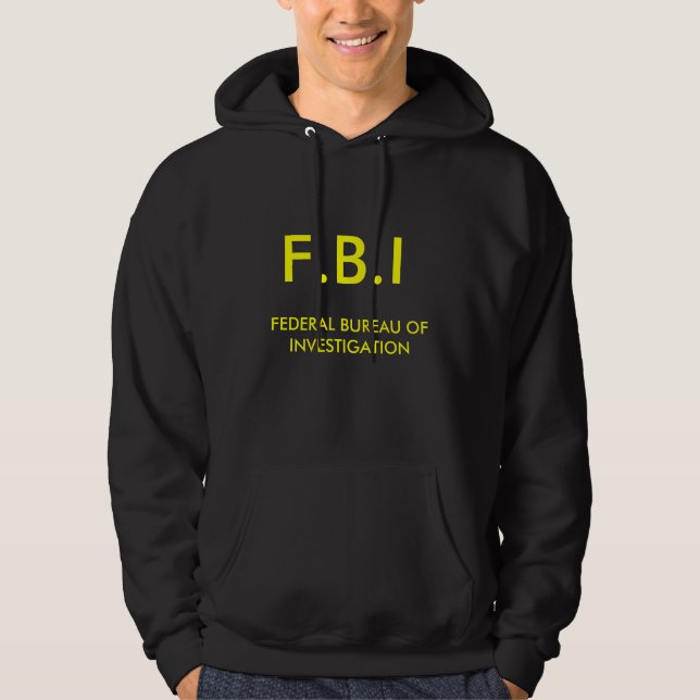 F_._B_._I HOODIE (Vorderseite)