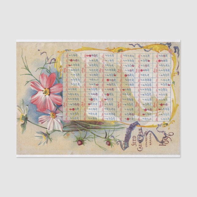 F. Barteldes & Co 1896 Saatkatalog Seidenpapier (Vorderseite)