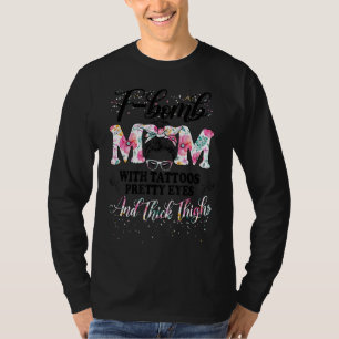 F Bomb Mama Sarcastic Momlife Mother Day Messy Bu T-Shirt