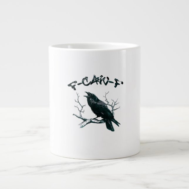 F-Caw-F Aesthetic Design Jumbo-Tasse (Vorderseite)