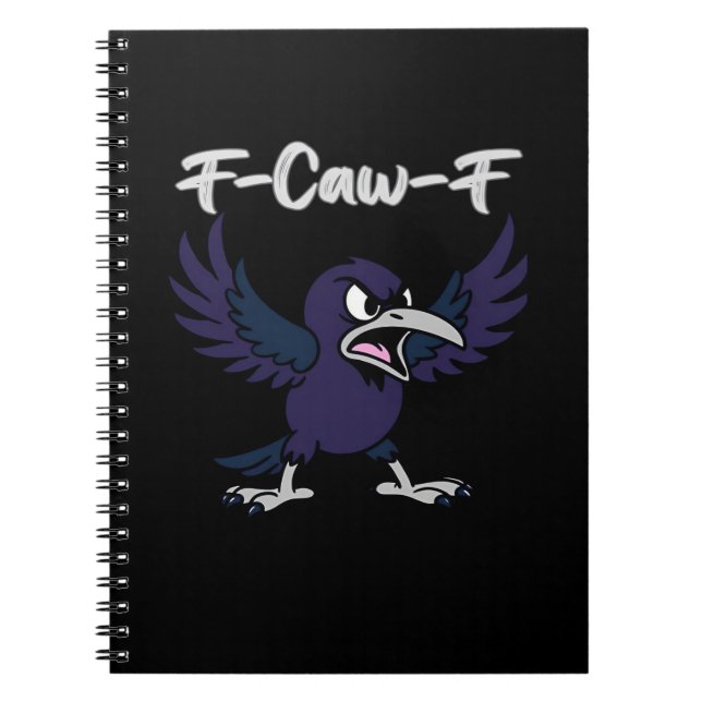 F-Caw-F Aesthetic Graphic Notizblock (Vorderseite)