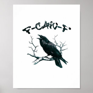 F-Caw-F Ästhetik-Design Poster