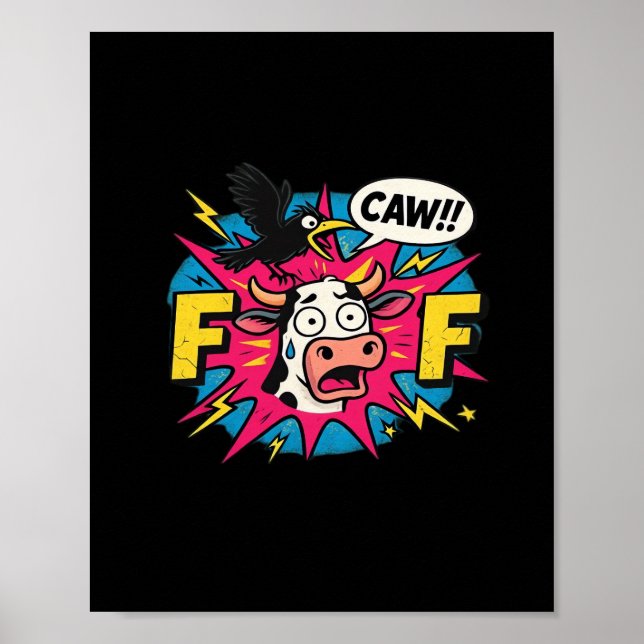 F-Caw-F Ästhetik Einzigartig Poster (Vorne)