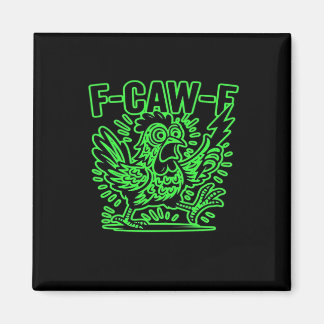 F-Caw-F Attitude Klassisch Kühl Einzigartig Magnet