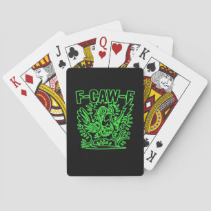 F-Caw-F Attitüde Klassisch Kühl Einzigartig Spielkarten