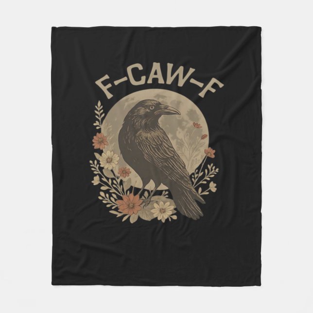 F-Caw-F Basic Design Fleecedecke (Vorderseite)