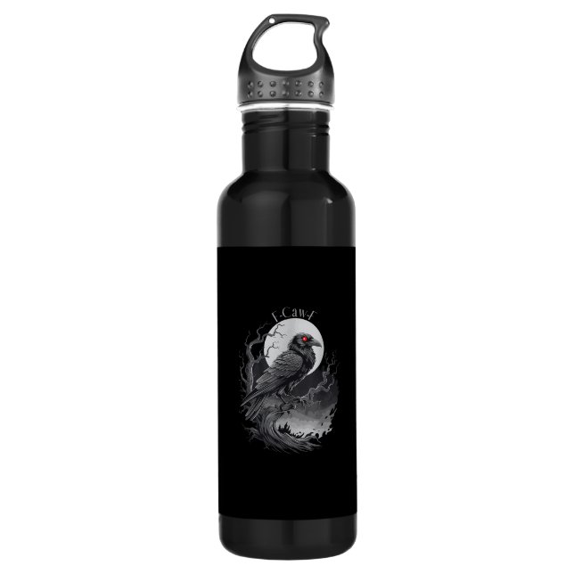 F-Caw-F Bird Creative Art Edelstahlflasche (Vorderseite)