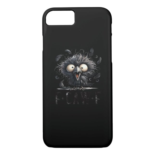 F-Caw-F Bird Funny Trendy Unique Case-Mate iPhone Hülle (Rückseite)