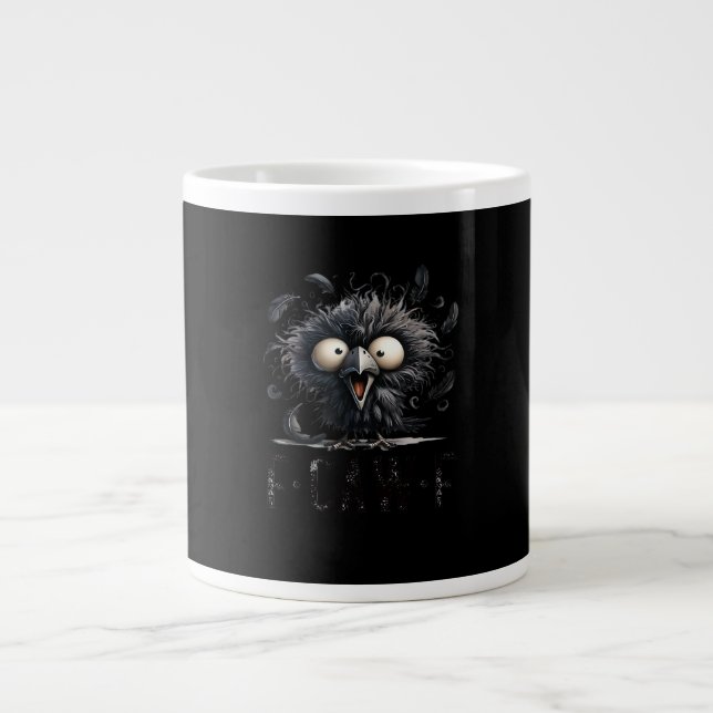 F-Caw-F Bird Funny Trendy Unique Jumbo-Tasse (Vorderseite)