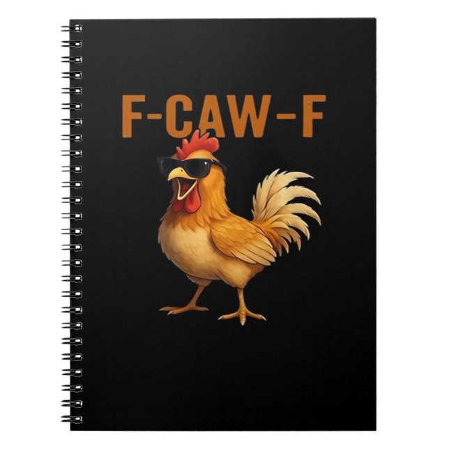 F-Caw-F Chicken Classic Aesthetic Design Notizblock (Vorderseite)