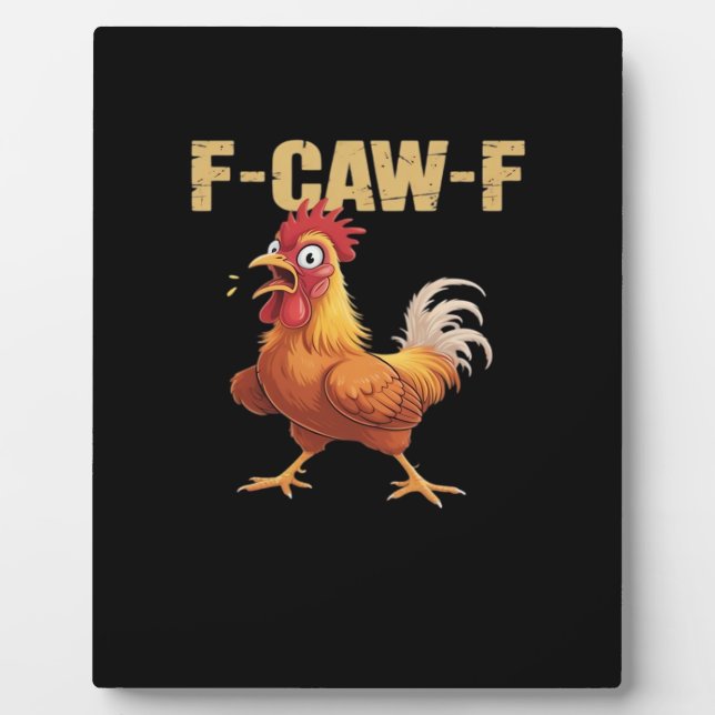 F-Caw-F Chicken Classic Basic Style Fotoplatte (Vorderseite)