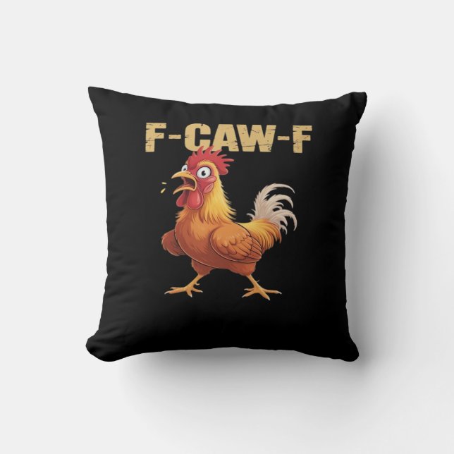 F-Caw-F Chicken Classic Basic Style Kissen (Vorderseite)