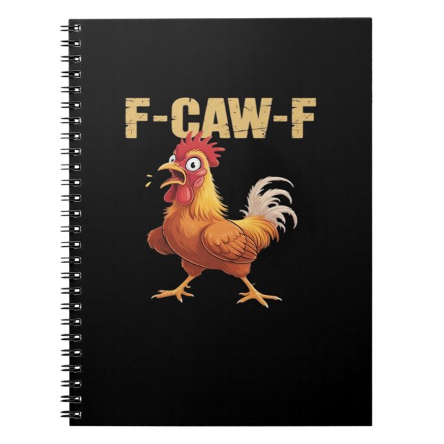 F-Caw-F Chicken Classic Basic Style Notizblock (Vorderseite)
