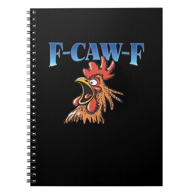 F-Caw-F Chicken Classic Cool Unique Notizblock (Vorderseite)