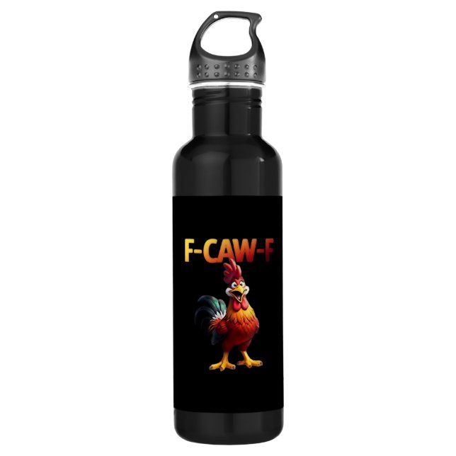 F-Caw-F Chicken Classic Creative Casual Edelstahlflasche (Vorderseite)